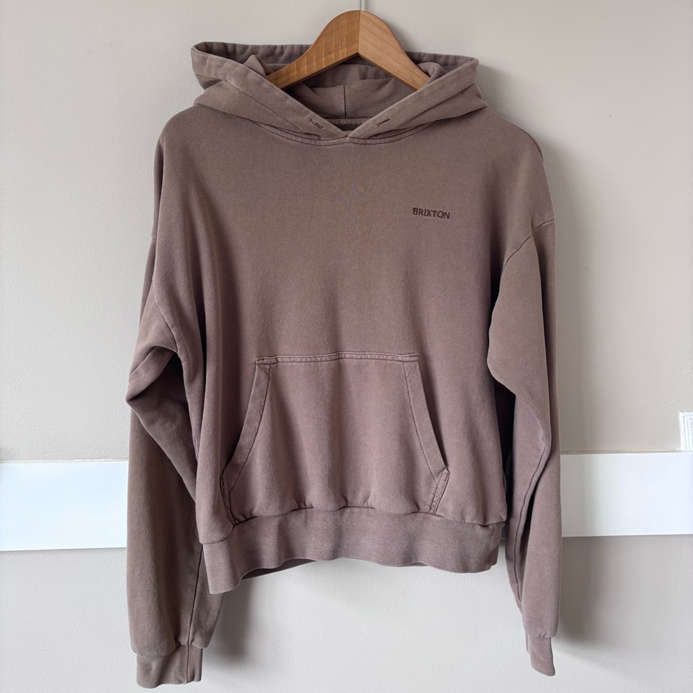 S - Brixton tan Weekender Hoodie